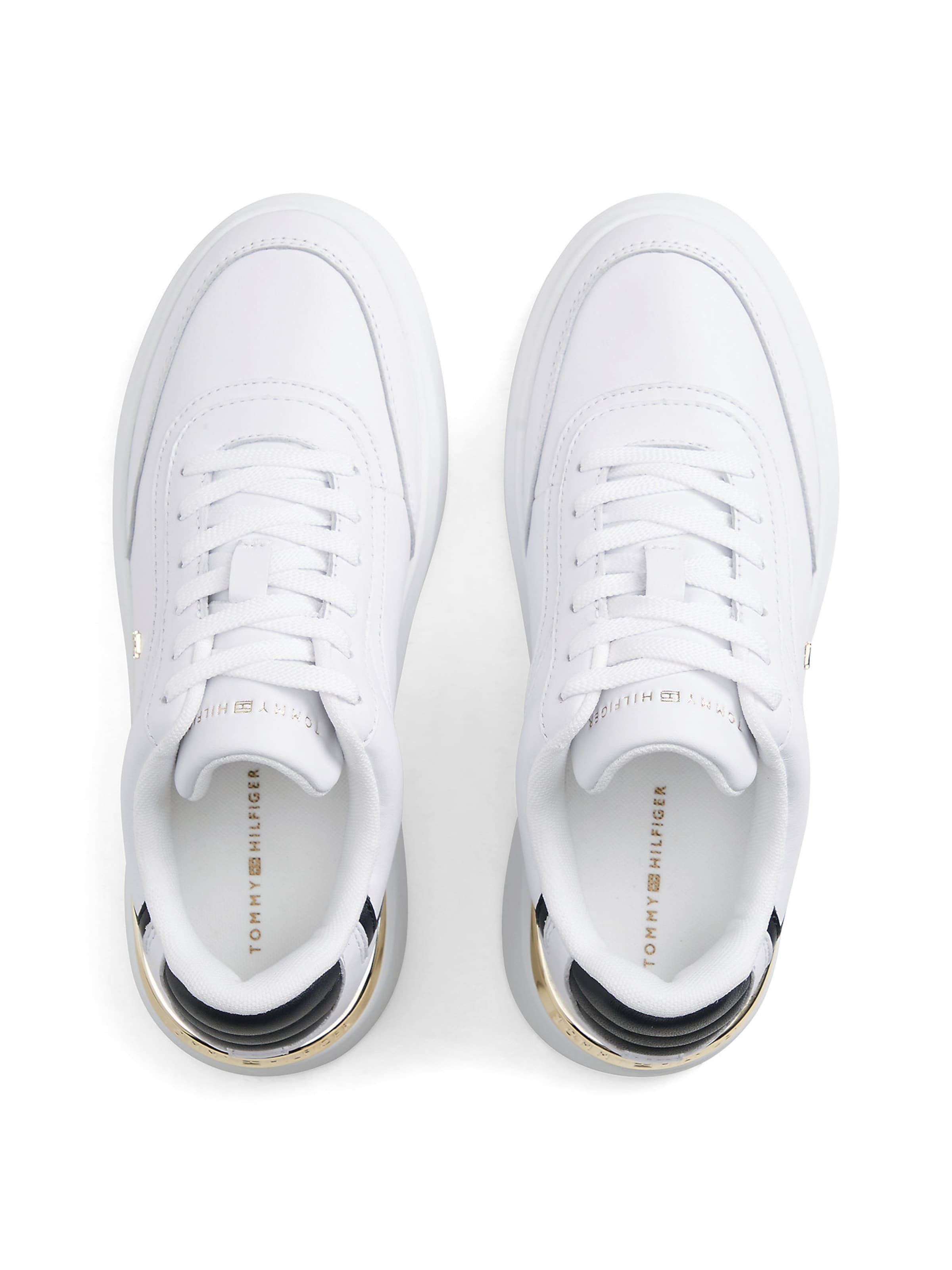 TOMMY HILFIGER Låg sneaker i vit