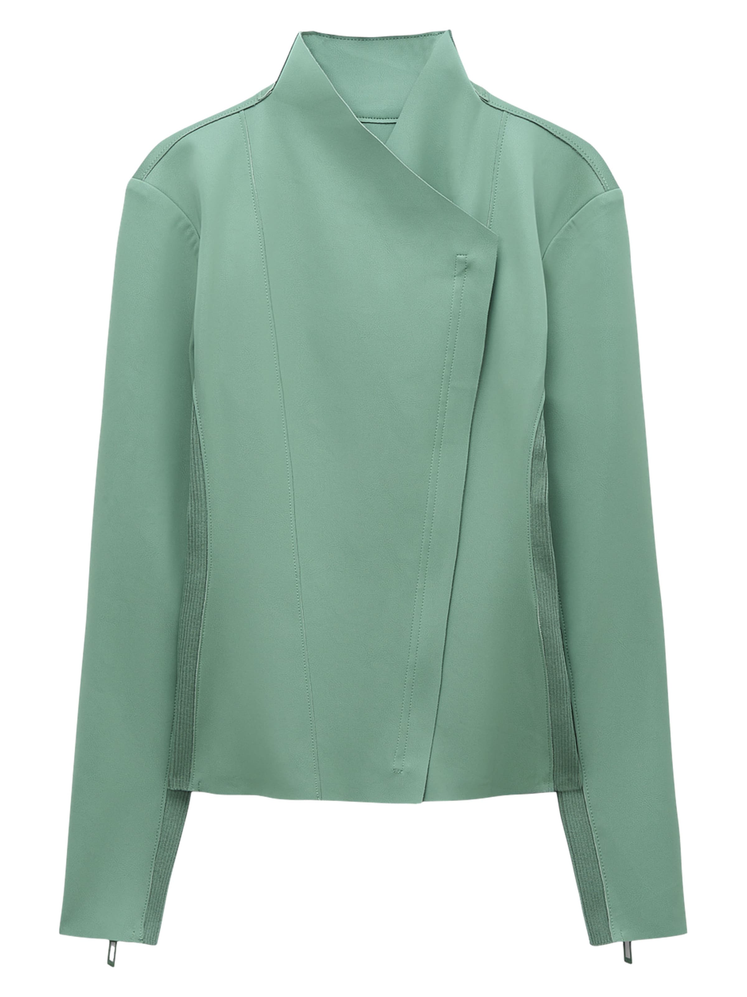 Adolfo Dominguez Kurtka przejściowa w kolorze zielony: przód