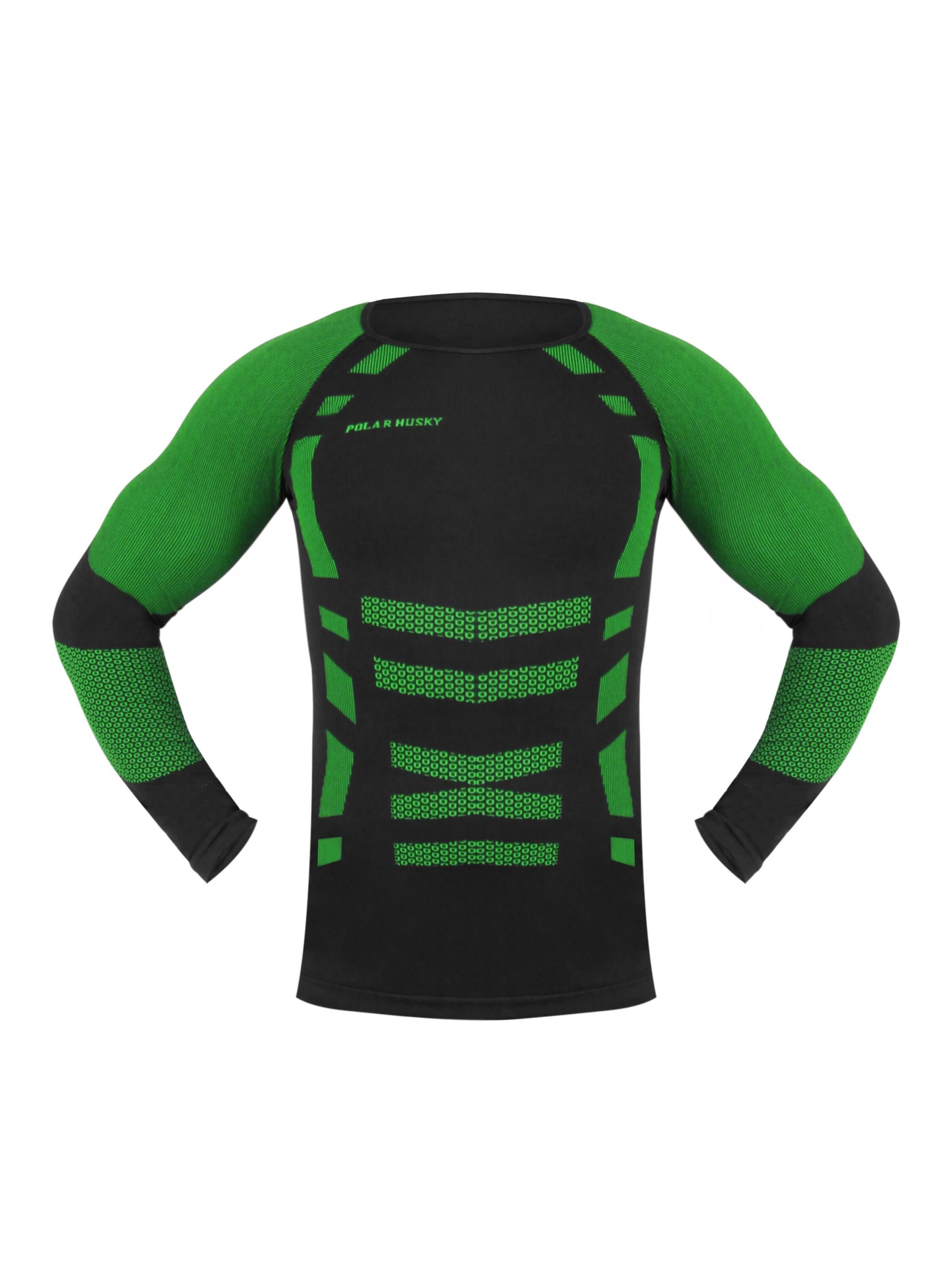 Polar Husky Base layer 'Super Active Ride' in Green: front