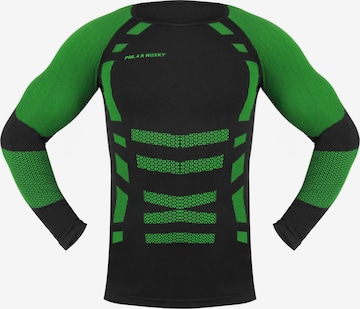 Polar Husky Base Layer 'Super Active Ride' in Green: front