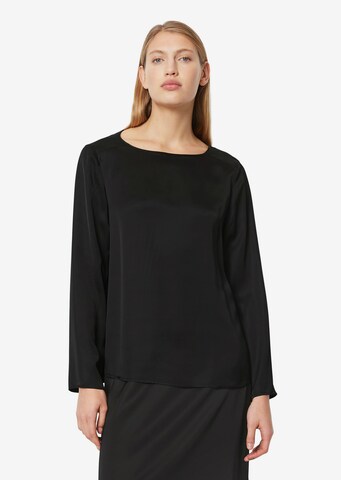 Marc O'Polo Blouse in Zwart: voorkant