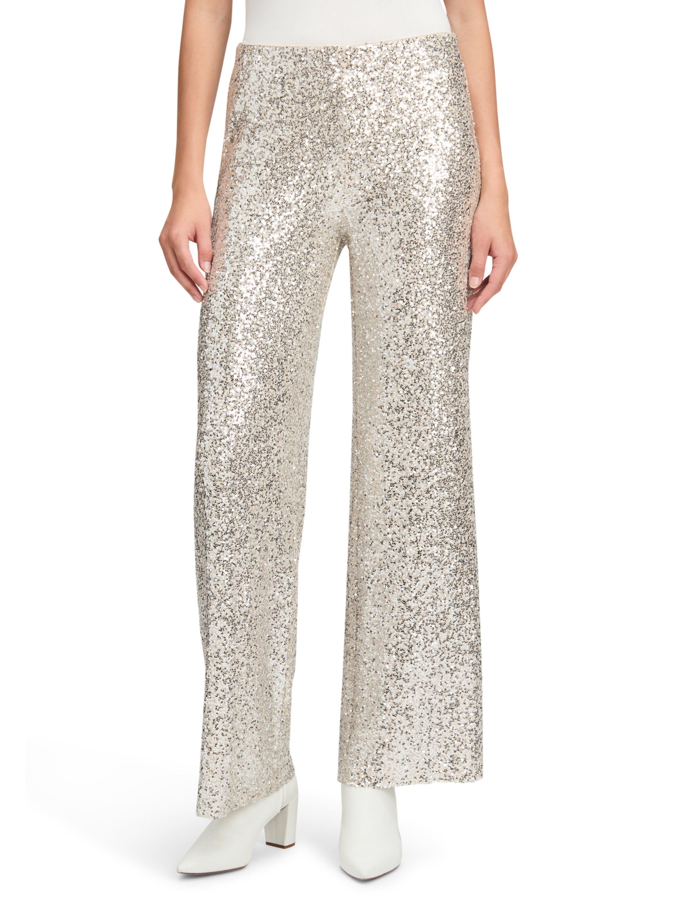 Betty & Co Slim fit Pants in White: front