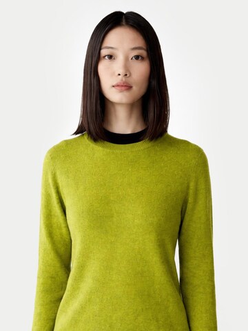GOBI Cashmere Neulepaita 'Women's Essential Cashmere Crewneck Sweater' värissä keltainen