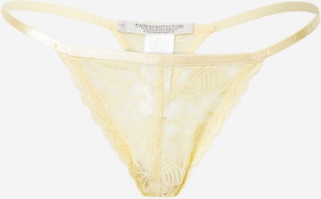 Underprotection Thong 'GINA' in Yellow: front
