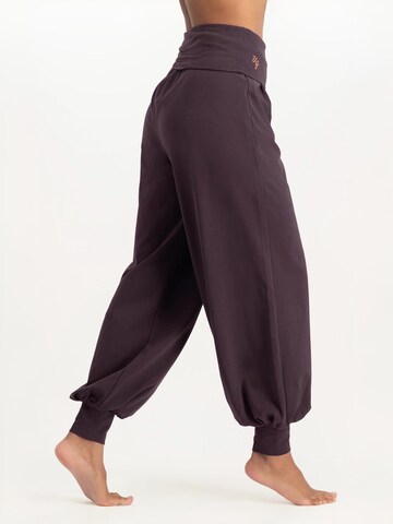 Urban Goddess Yoga & Activewear Loose fit Harem Pants 'Rhea Yoga Broek' in Purple