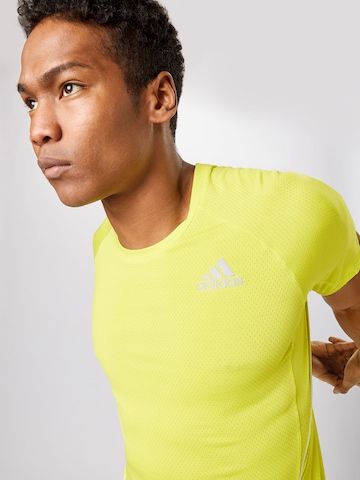 ADIDAS SPORTSWEAR T-Shirt 'Runner' in Gelb