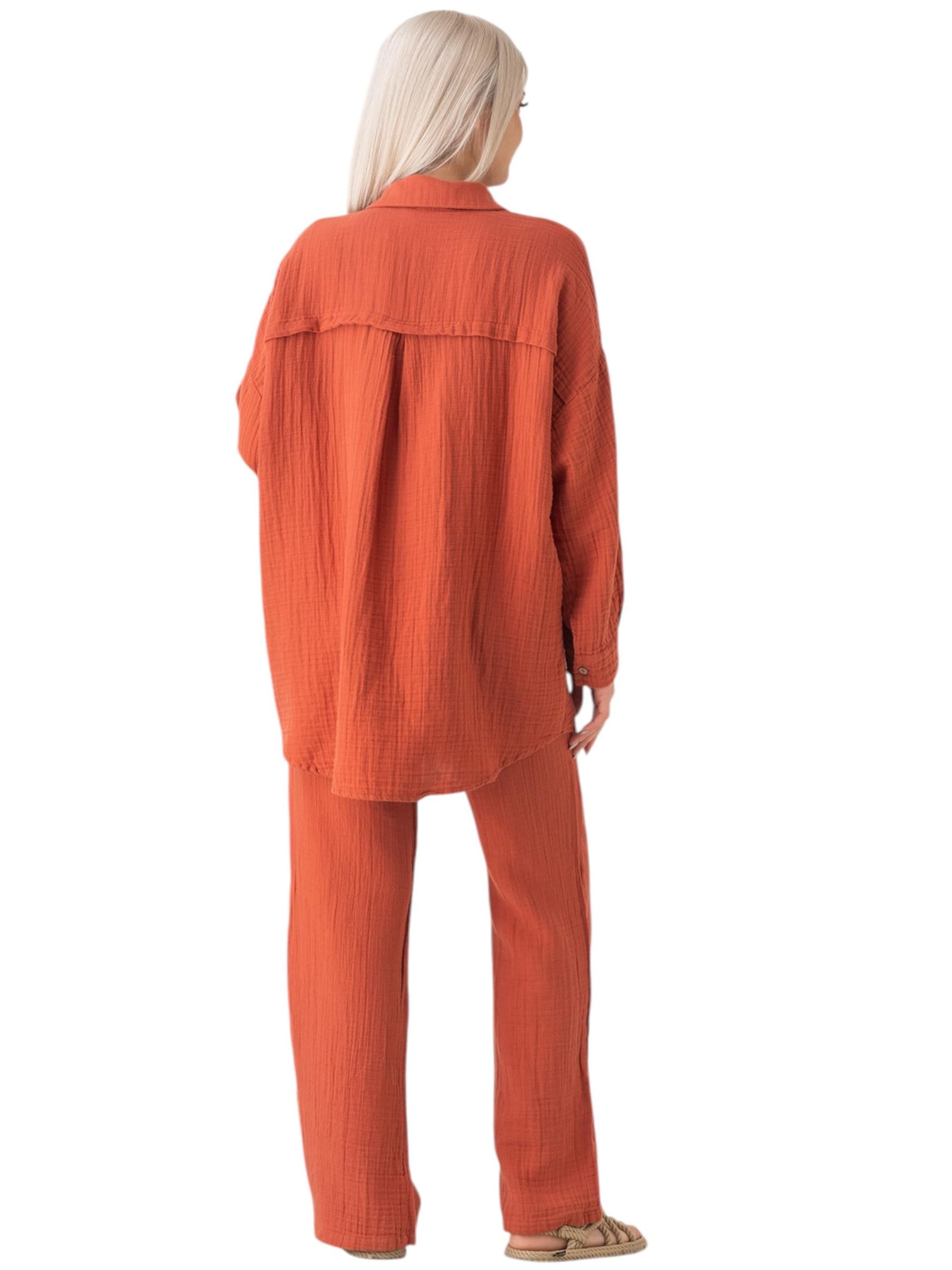 WENOR Oversized bluse 'LAYNA' i rød