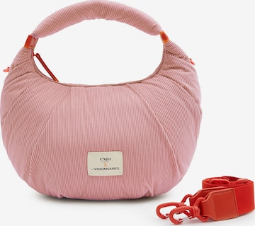 Les Visionnaires Handtas 'Unio Kitzbuehel S' in Roze: voorkant