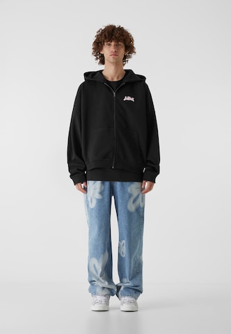 Lost Youth Sweatjacka 'Slay or Play' i svart