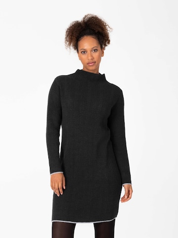 TIMEZONE Knitted dress in Black: front