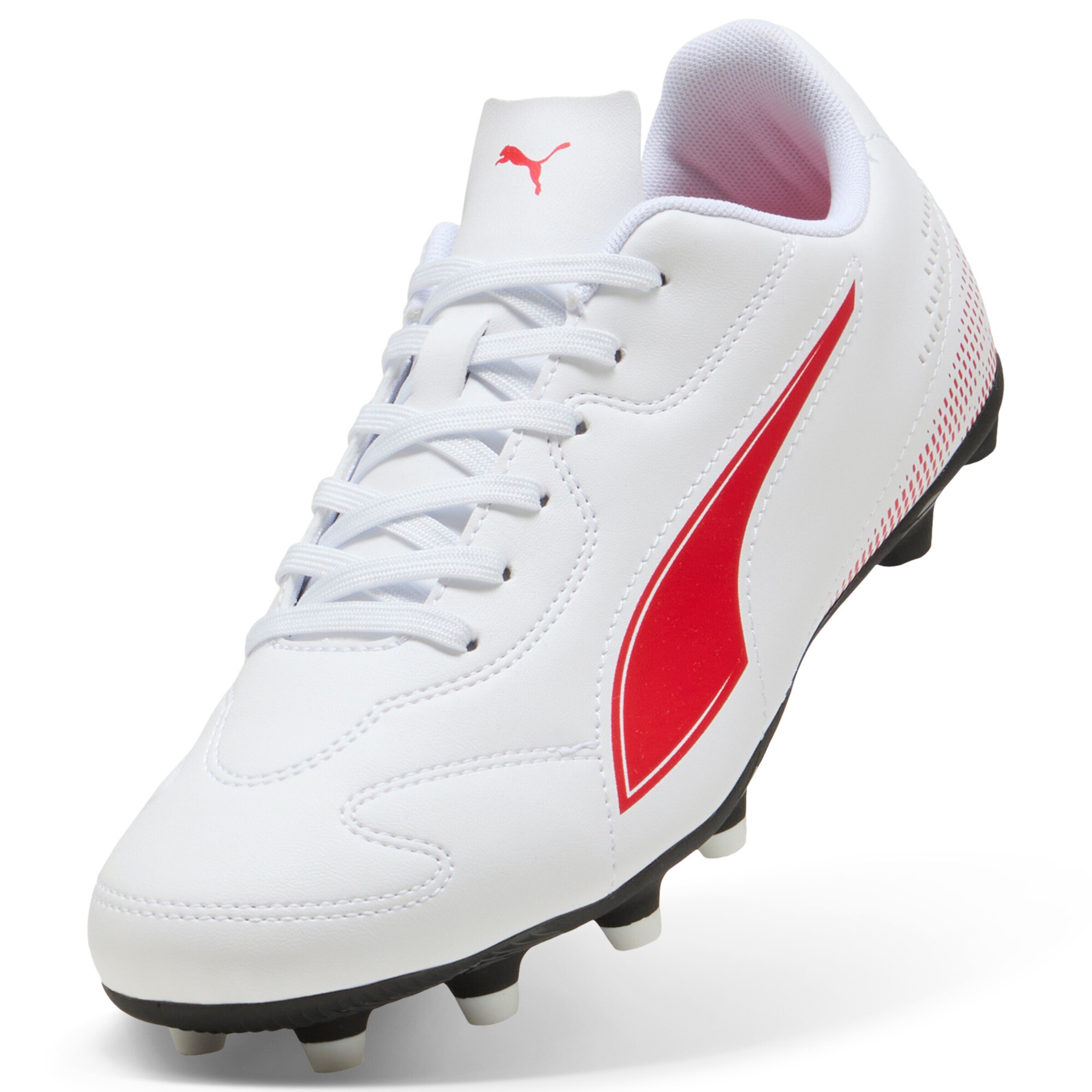 PUMA Soccer Cleats in White: front
