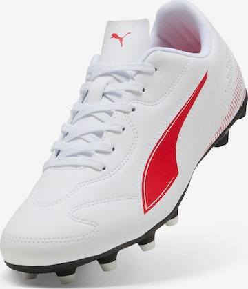 PUMA Soccer Cleats in White: front
