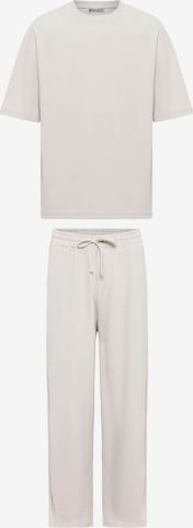 DandaloJednodijelna pidžama - siva boja: prednji dio