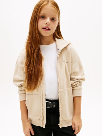 TOMMY HILFIGER Sweatvest in Beige: voorkant