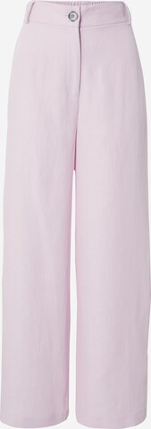 River Island Wide leg Trousers in Purple: front