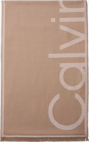 Calvin Klein Oversized kaulaliina värissä ruskea: etupuoli