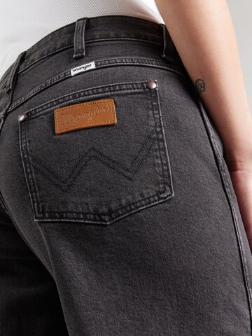 WRANGLER Широки крачоли Дънки 'WORLD WIDE' в черно
