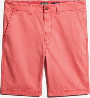Superdry Chino Pants in Orange: front