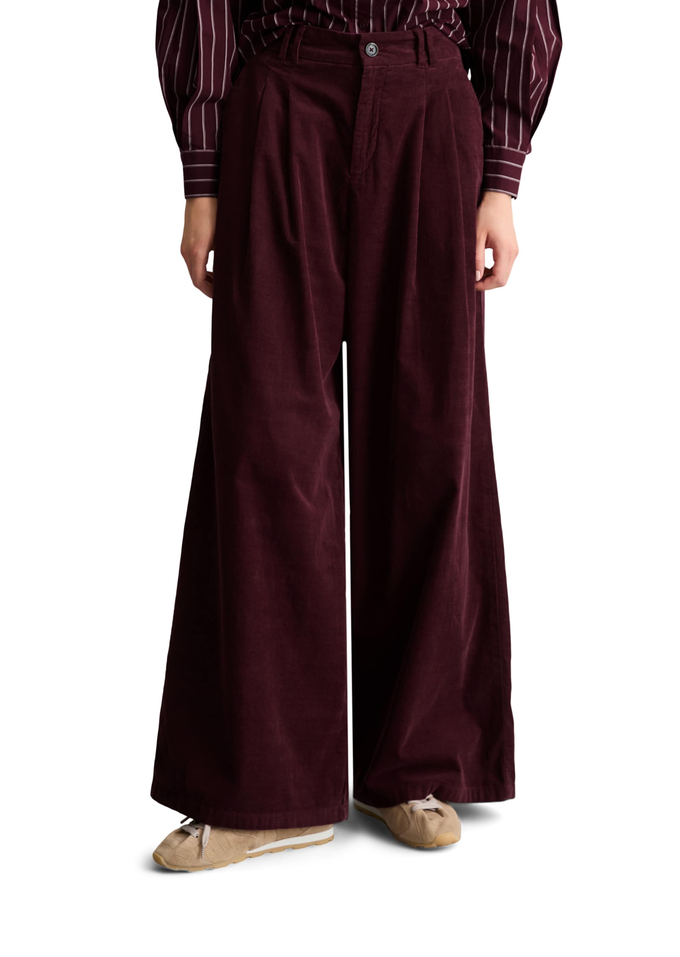 Loosefit Pantalon Marc O'Polo DENIM en rouge : devant