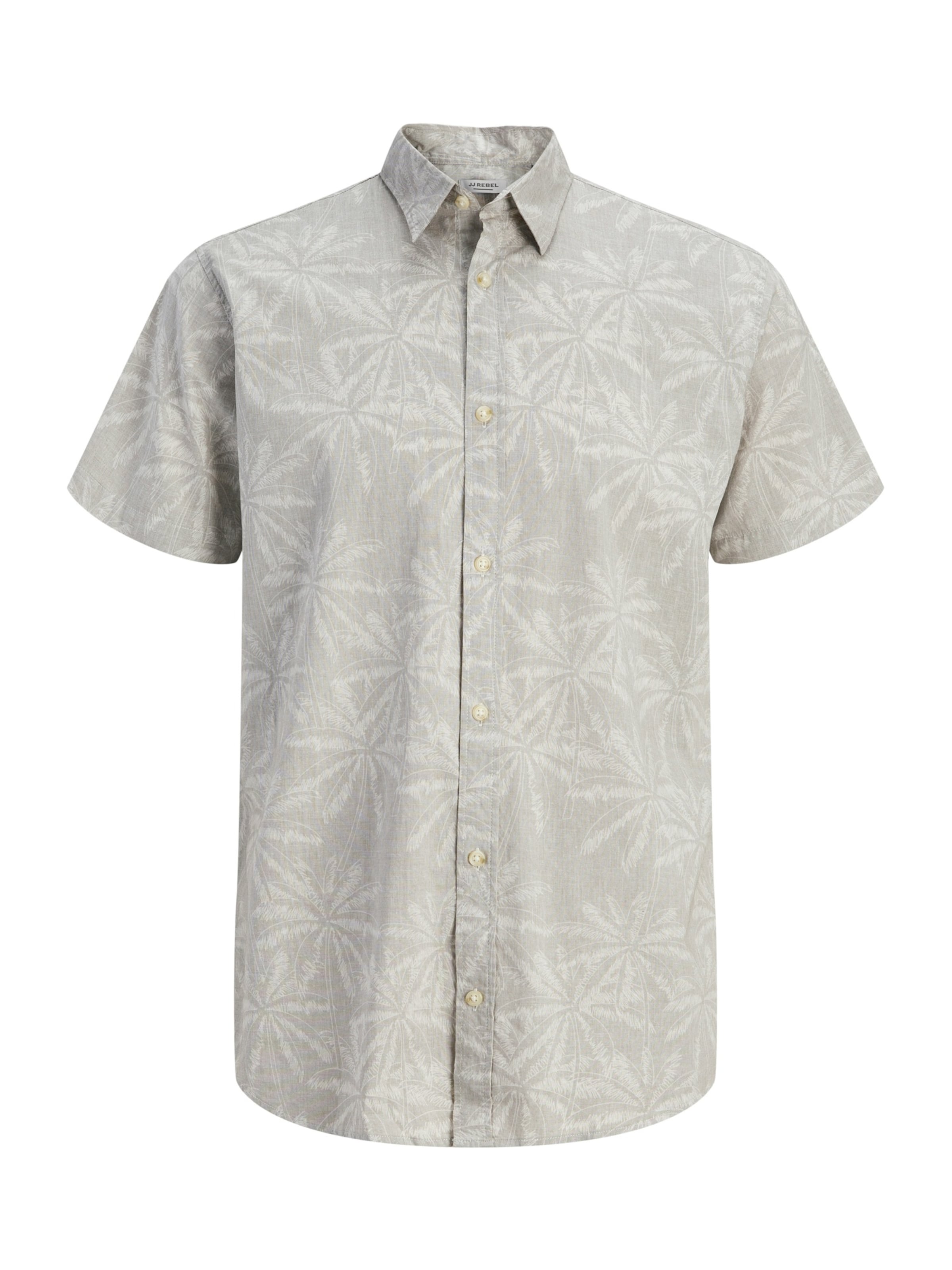 JJ Rebel Regular fit Πουκάμισο 'JREBKIM' σε λευκό: μπροστά