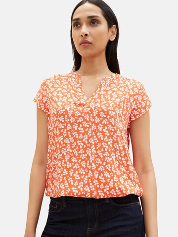 TOM TAILOR Bluse in Orange