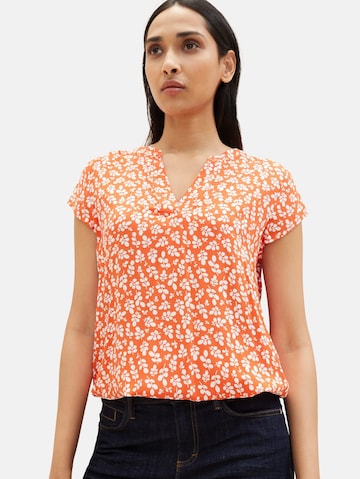 TOM TAILOR Bluse in Orange