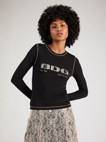 BDG Urban Outfitters - Camisa 'Stencil' em preto: frente