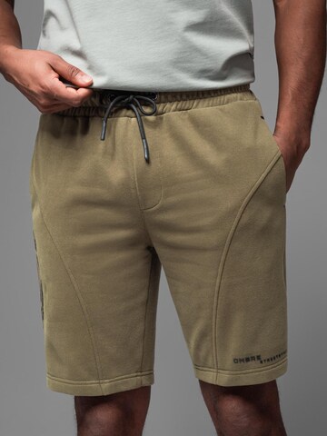 Ombre Regular Trousers in Green