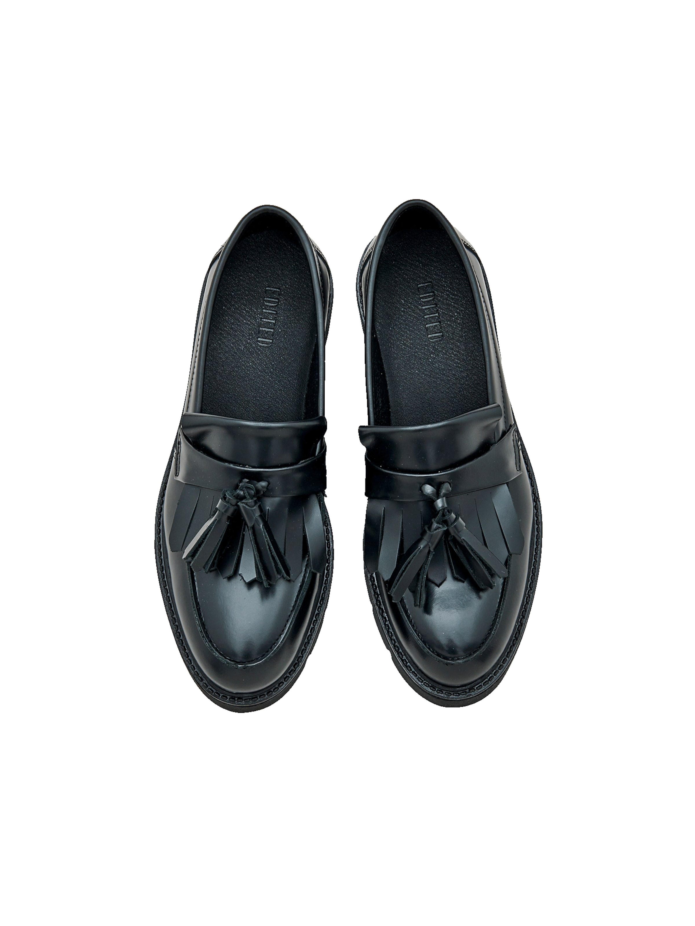 EDITED Halbschuhe 'Patrice' in Schwarz