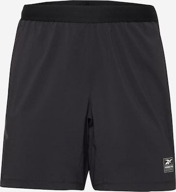 Reebok Regular Workout Pants in Black: front