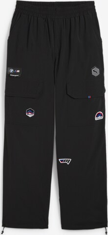 PUMA Regular Sportbroek 'BMW M Motorsport Summer Crew' in Zwart: voorkant