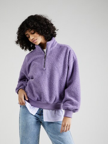 Sweat-shirt 'Ajo' mazine en violet : devant