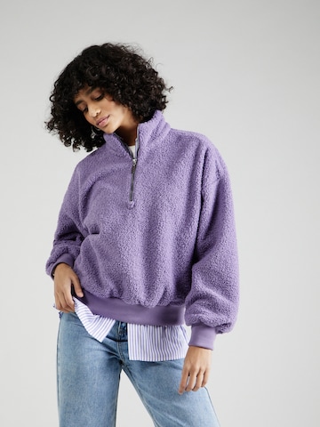 mazine Sweatshirt 'Ajo' i lila: framsida