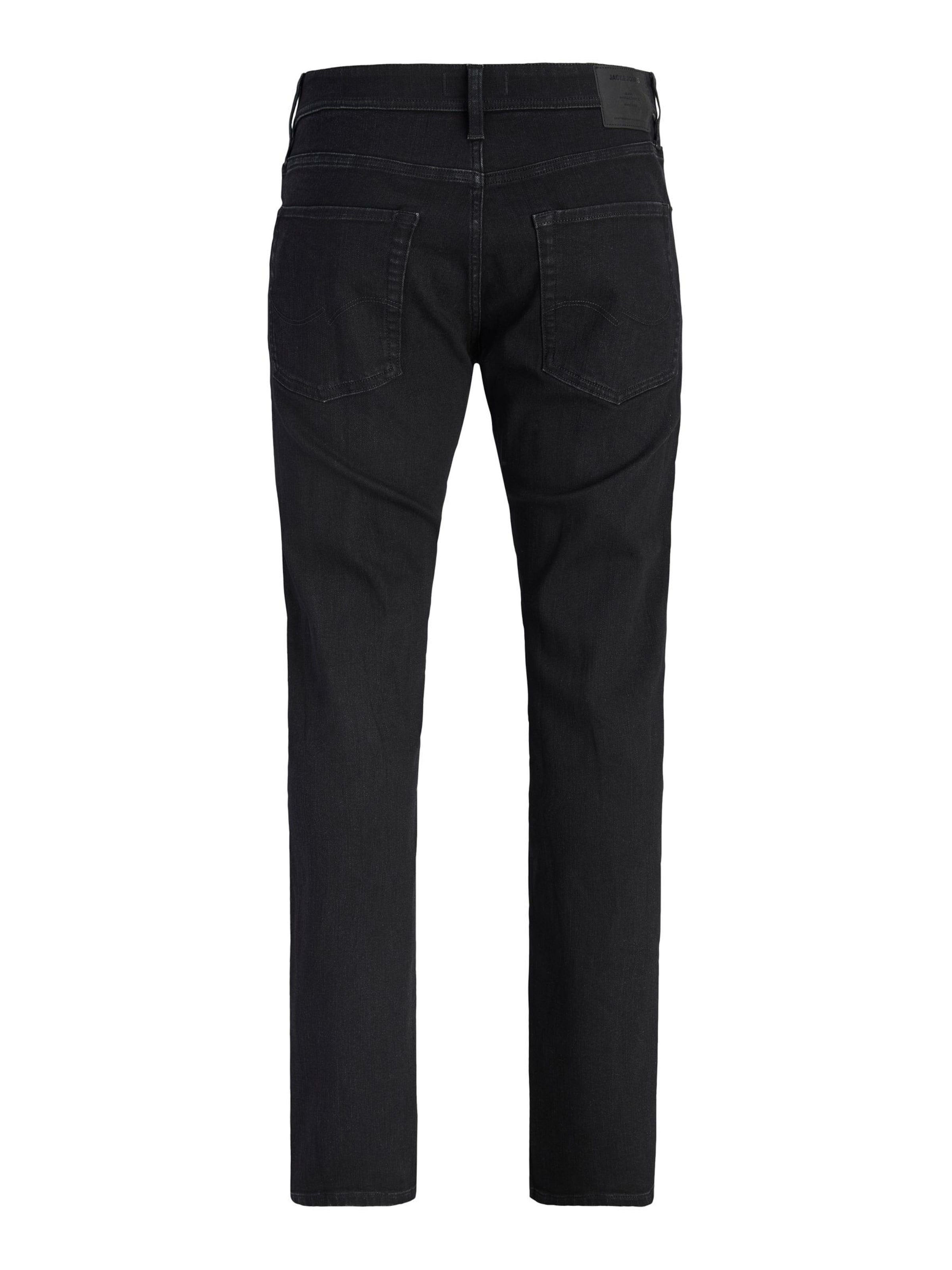 JACK & JONESSlimfit Traperice 'JJIMike JJOriginal' - crna boja