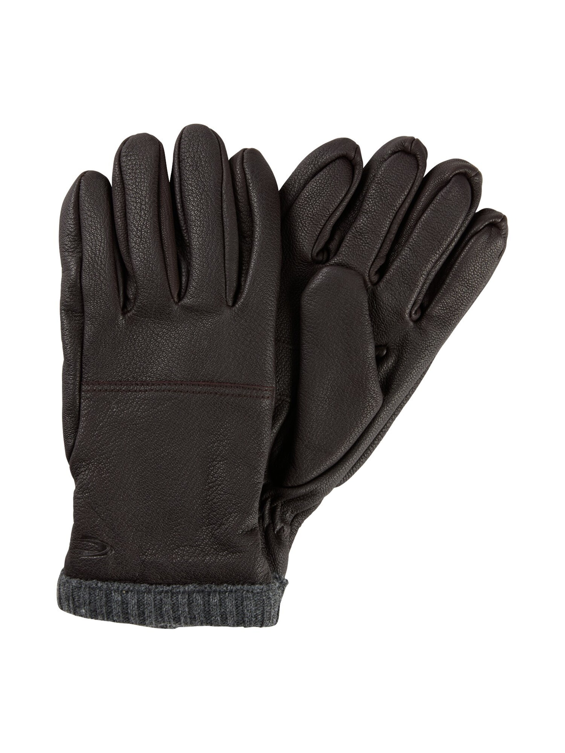 CAMEL ACTIVE Full Finger Gloves in Dark brown / mottled grey, Item view