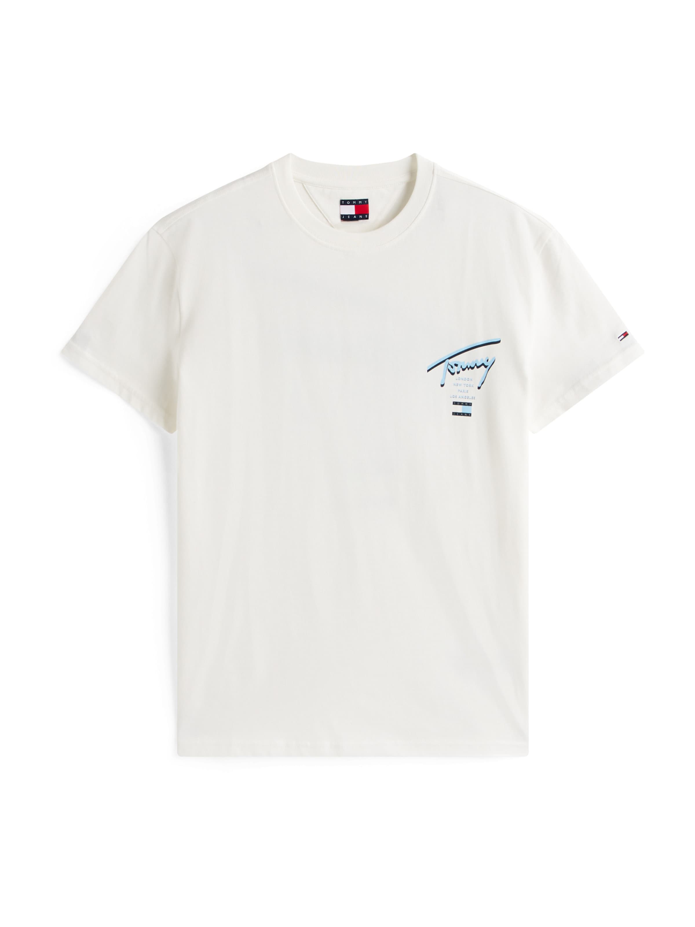 Tommy Jeans Tričko - svetlomodrá / tmavomodrá / biela, Produkt