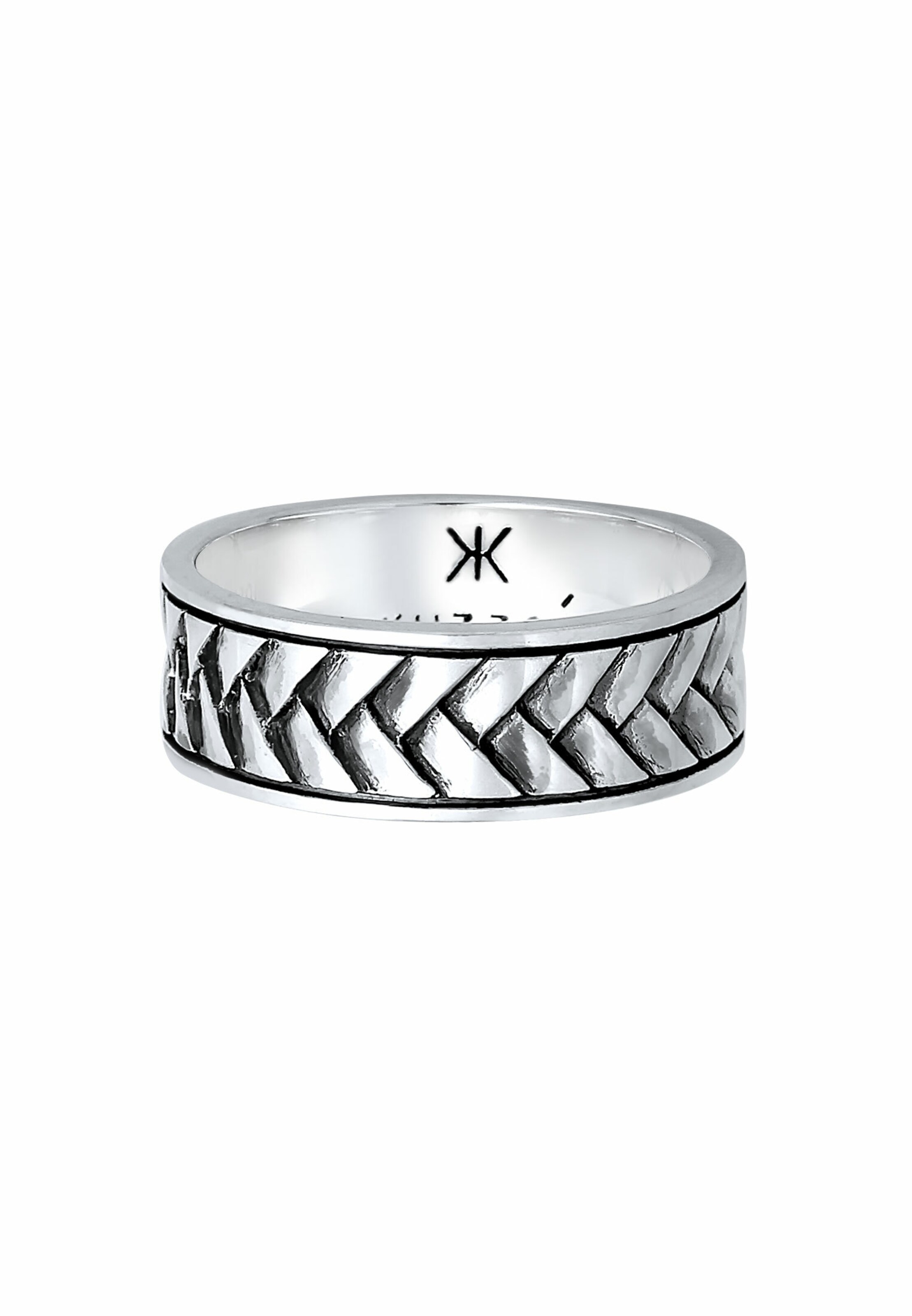 KUZZOI Ring in Silver: front