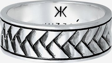 KUZZOI Ring in Silver: front