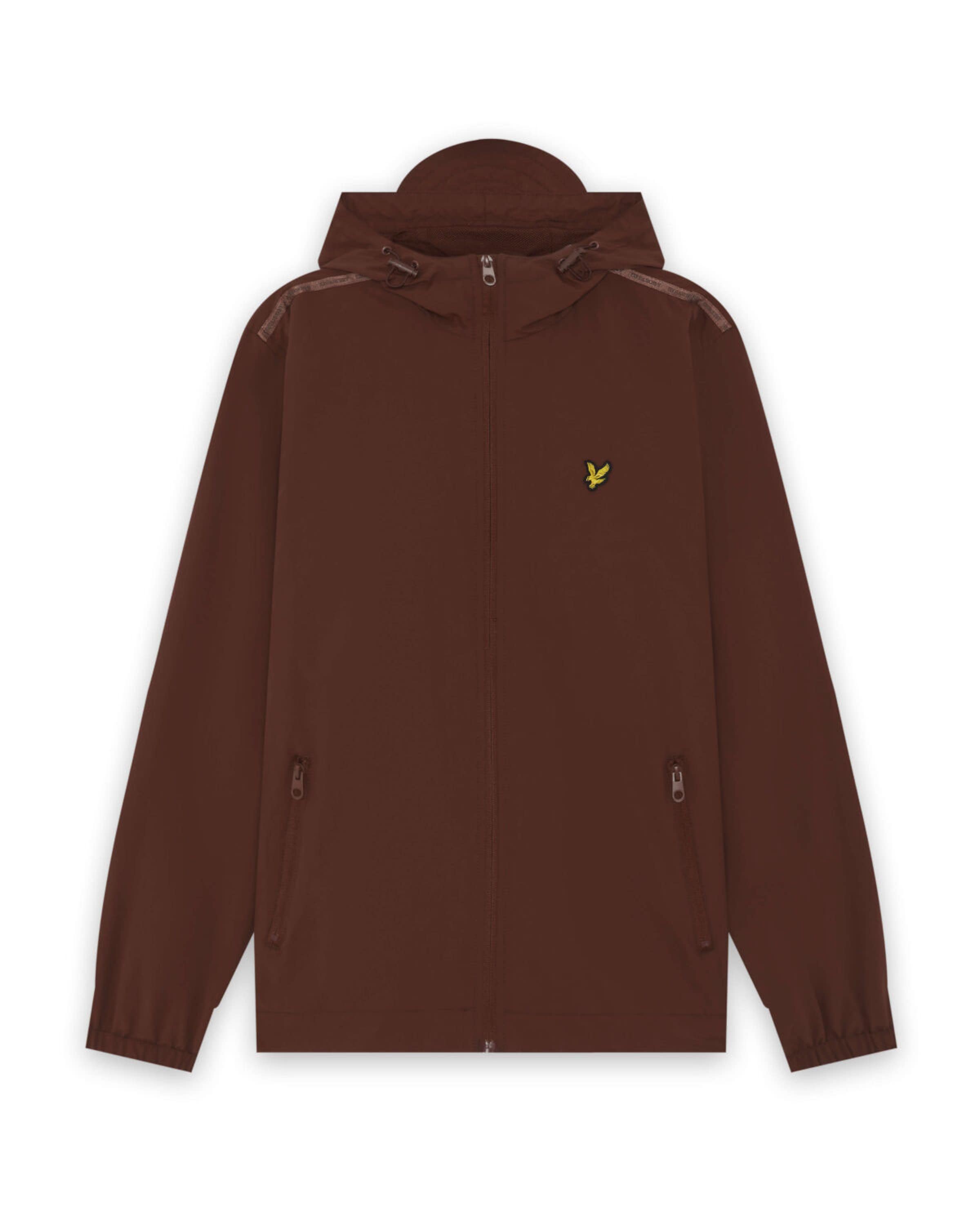 Lyle & Scott Tussenjas in Rood: voorkant