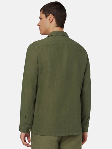 Boggi Milano Regular fit Button Up Shirt in Green