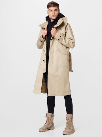 G-Star RAW Between-Seasons Coat in Beige