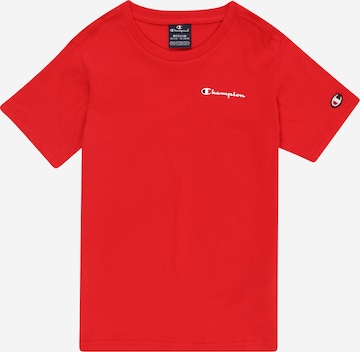 Champion Authentic Athletic Apparel Shirt in Rood: voorkant