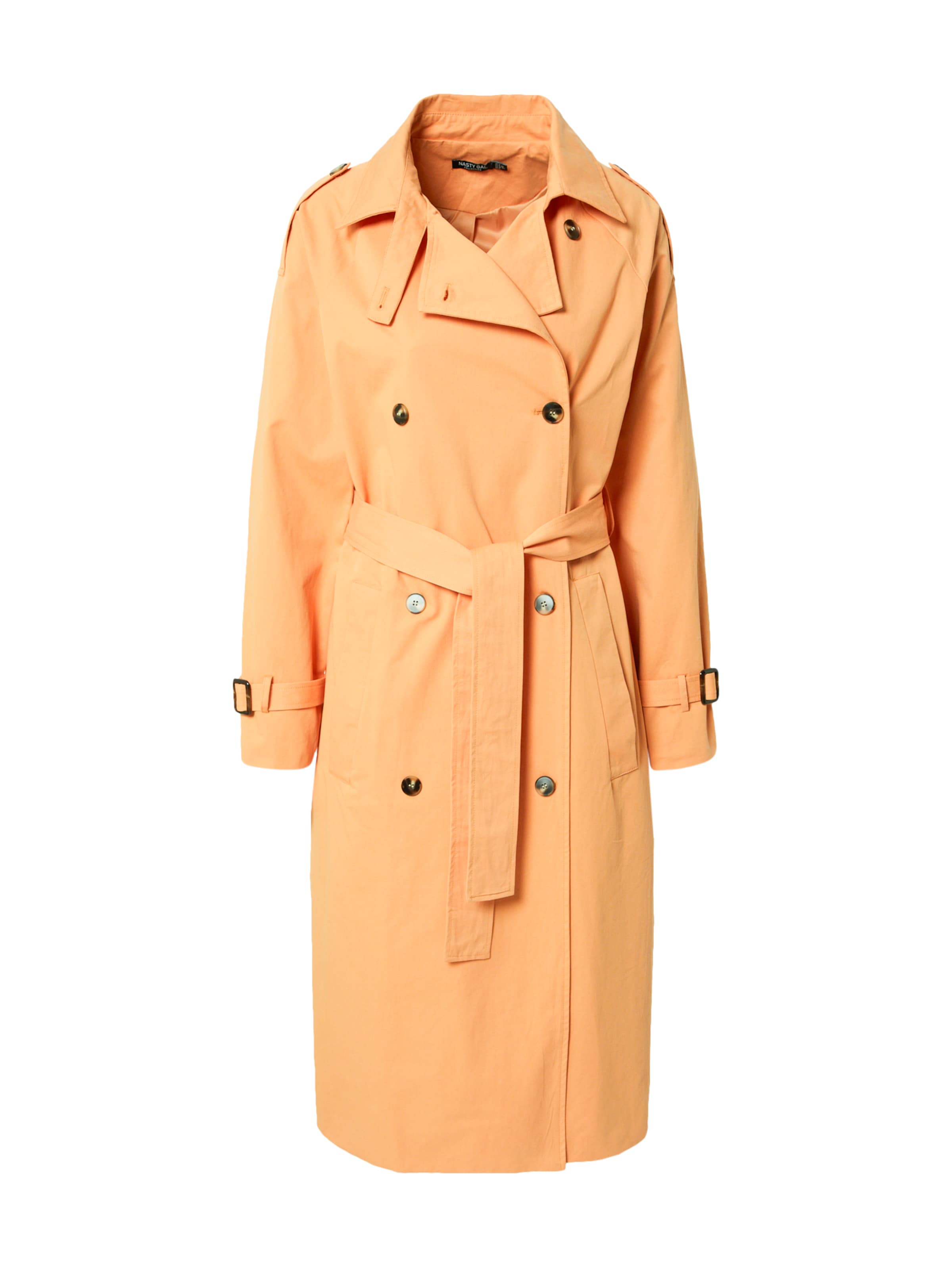 Nasty Gal Prehoden plašč | marelica barva, Prikaz izdelka