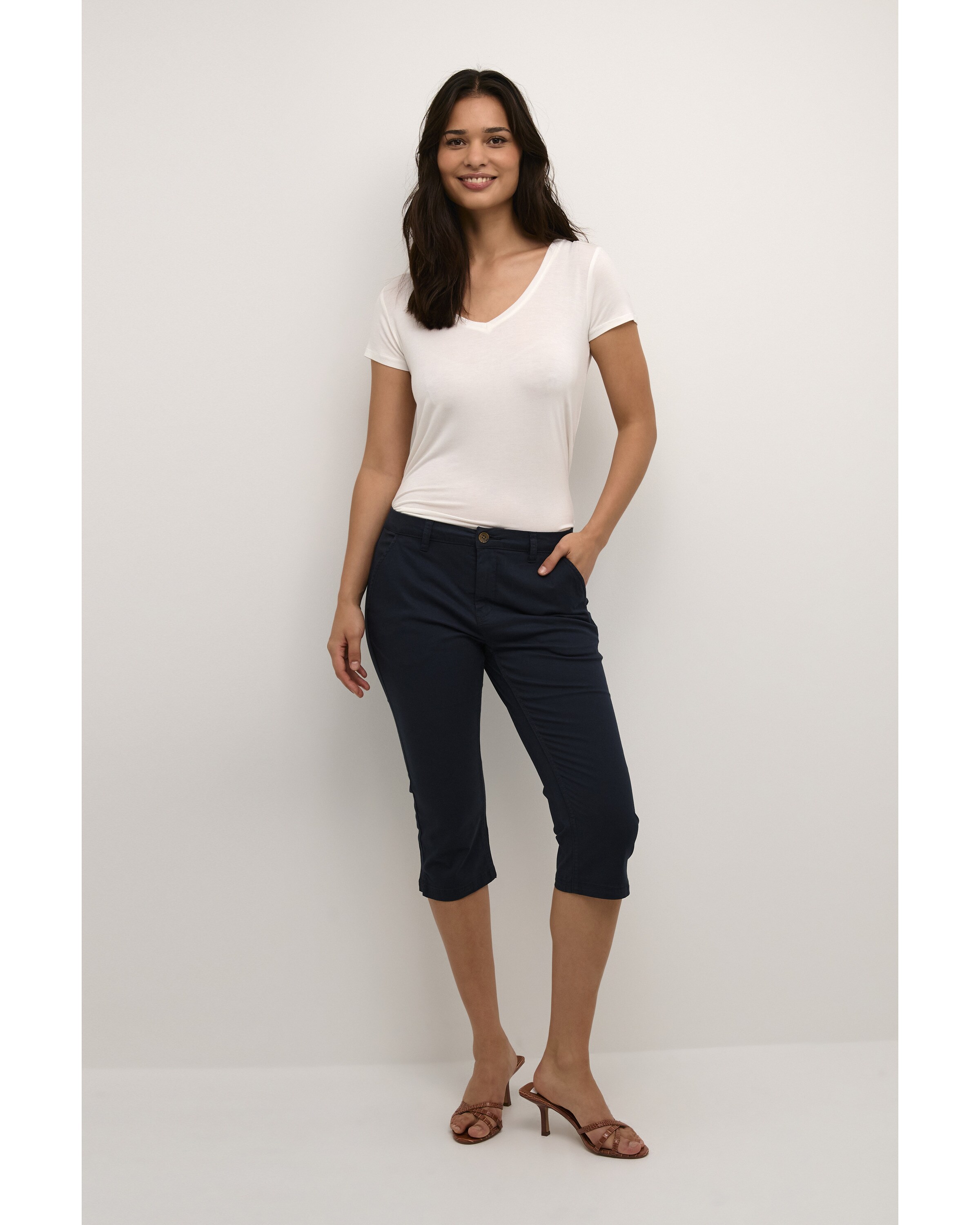 CULTURE Slimfit Bukser i blå