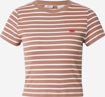 LEVI'S ® Paita 'Essential Sporty Tee' värissä ruskea: etupuoli