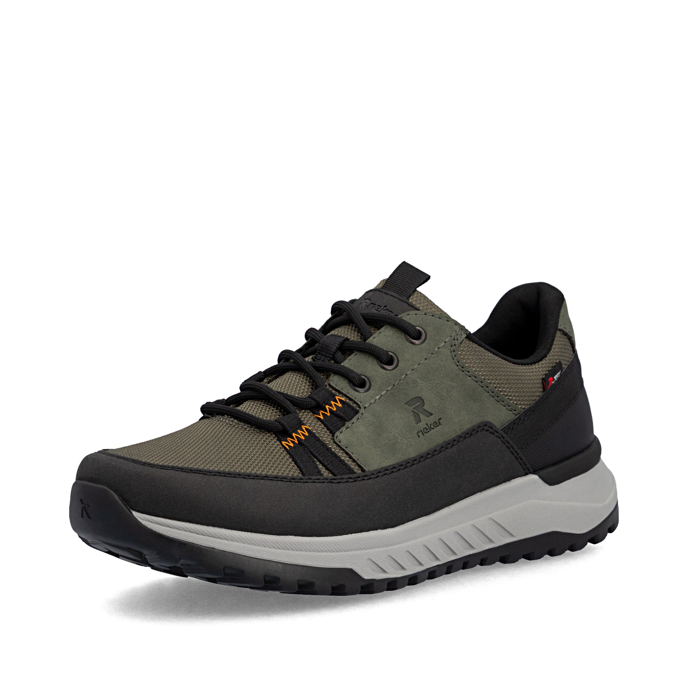 Baskets basses Rieker en vert : devant