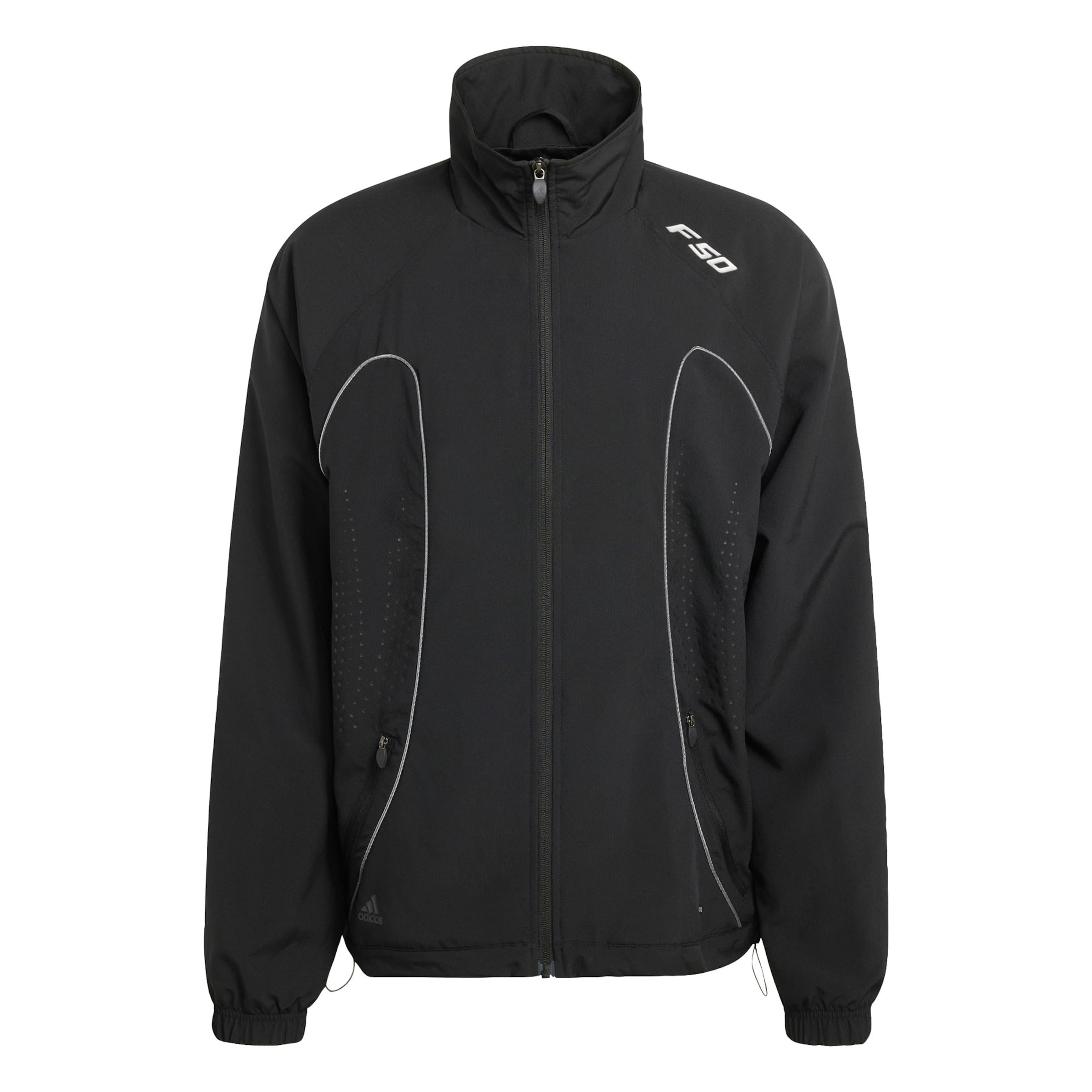 ADIDAS ORIGINALS Tussenjas 'F50' in de kleur Lichtgrijs / Zwart, Productweergave