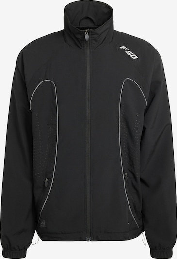 Demisezoninė striukė 'F50' iš ADIDAS ORIGINALS, spalva – šviesiai pilka / juoda, Prekių apžvalga