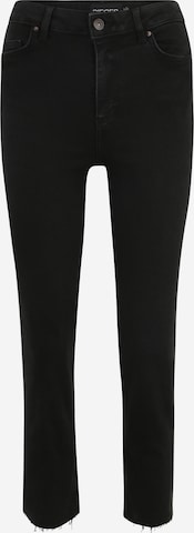 Pieces Petite Regular Jeans 'DELLY' in Black: front