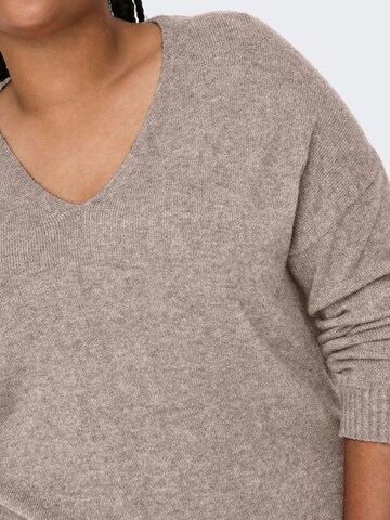 ONLY Carmakoma Sweater 'CARMargareta' in Grey